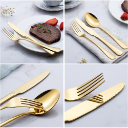 24pcs Stainless Steel Cutlery Set With Gift Box