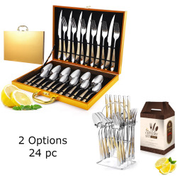 24 Pieces Stainless Steel...